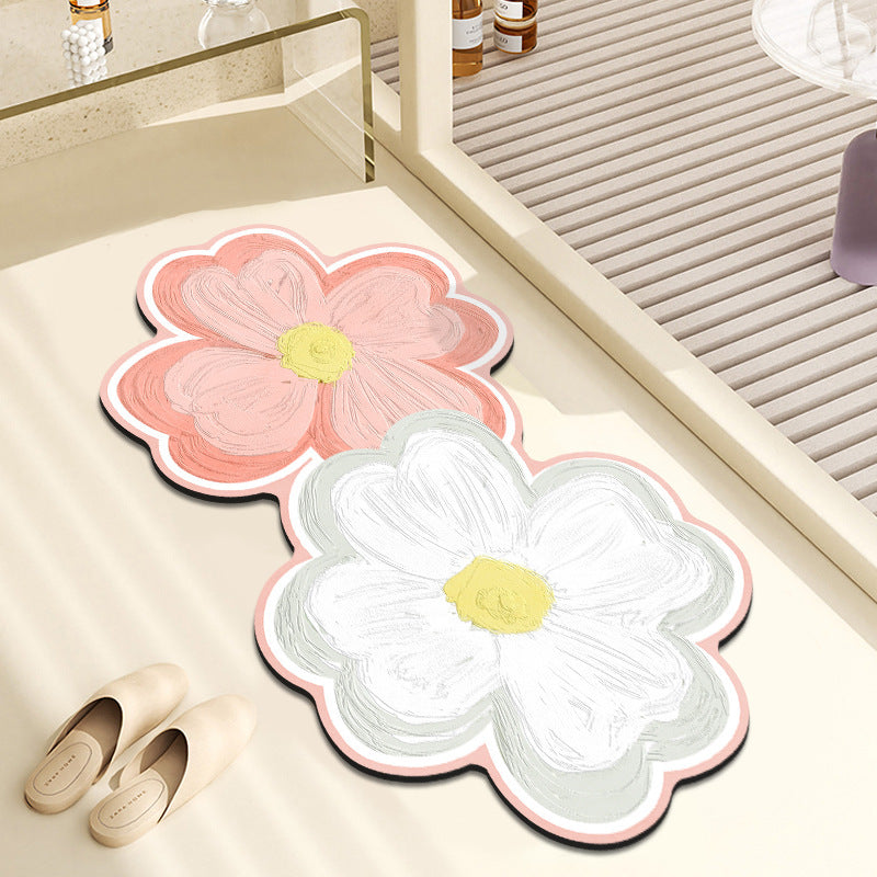 Floral-Themed Kitchen Runner Mat Stornfield