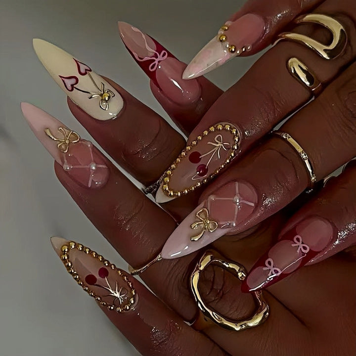 Luxury 3D Decorative Press-On Nails Stornfield