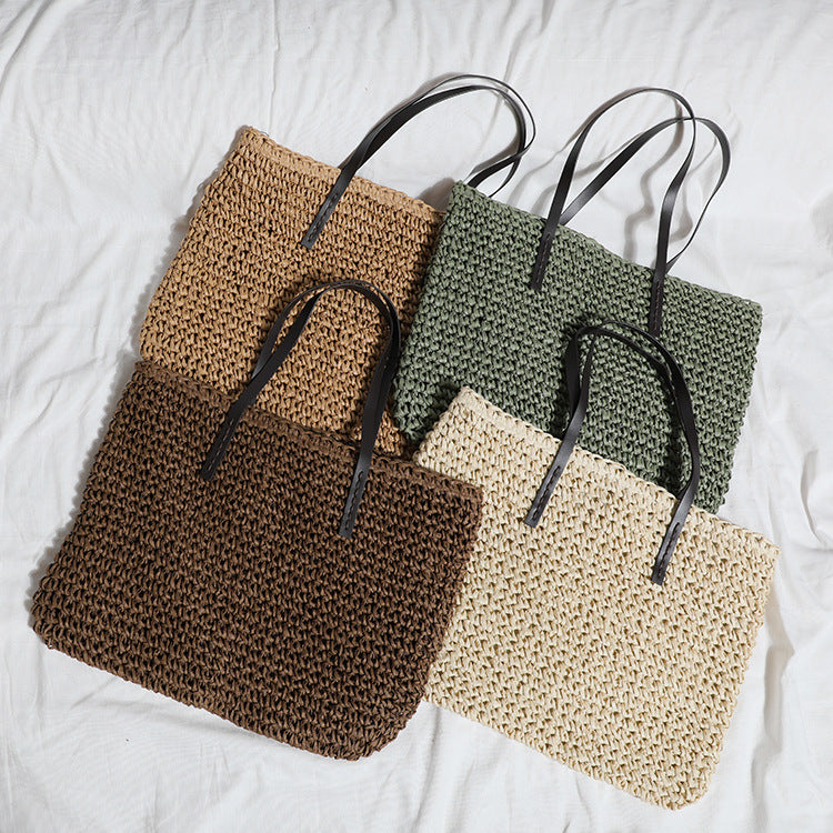Handcrafted beach bag with strong structure Stornfield