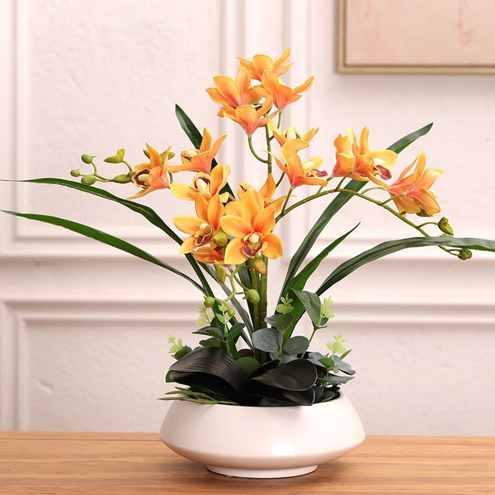 Decorative Faux Flower Arrangement