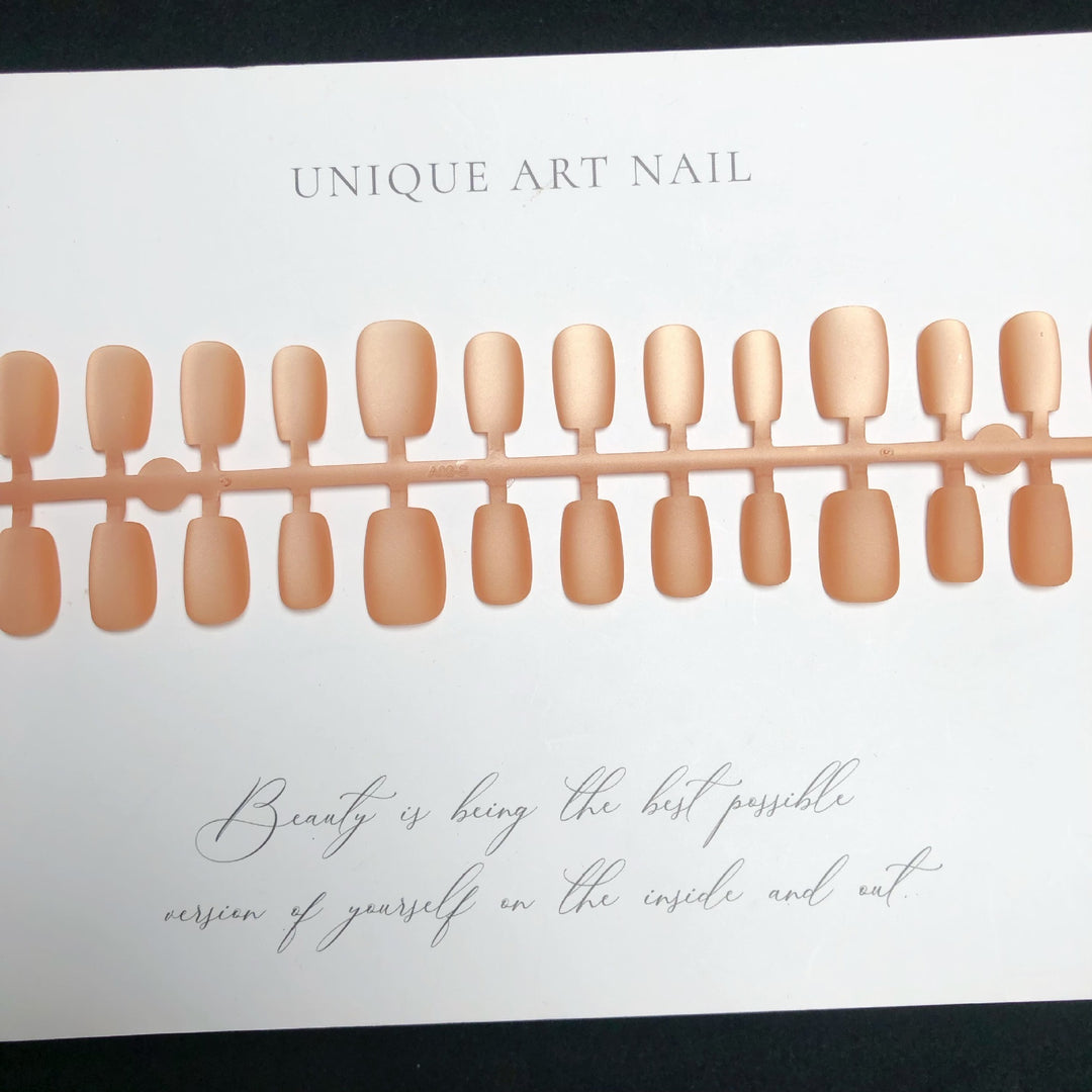 Matte Finish Press-On Nail Set