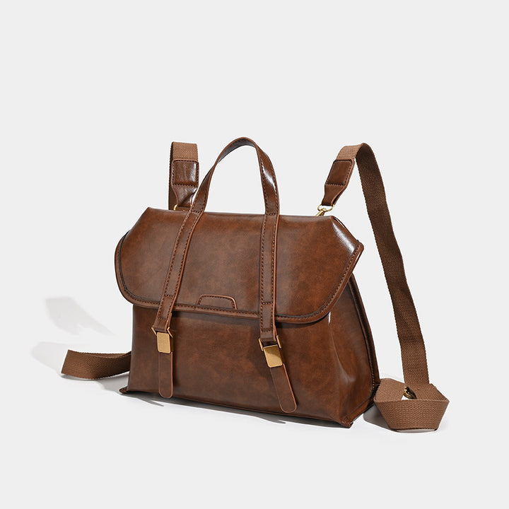 Stylish Vintage-Inspired Briefcase Handbag