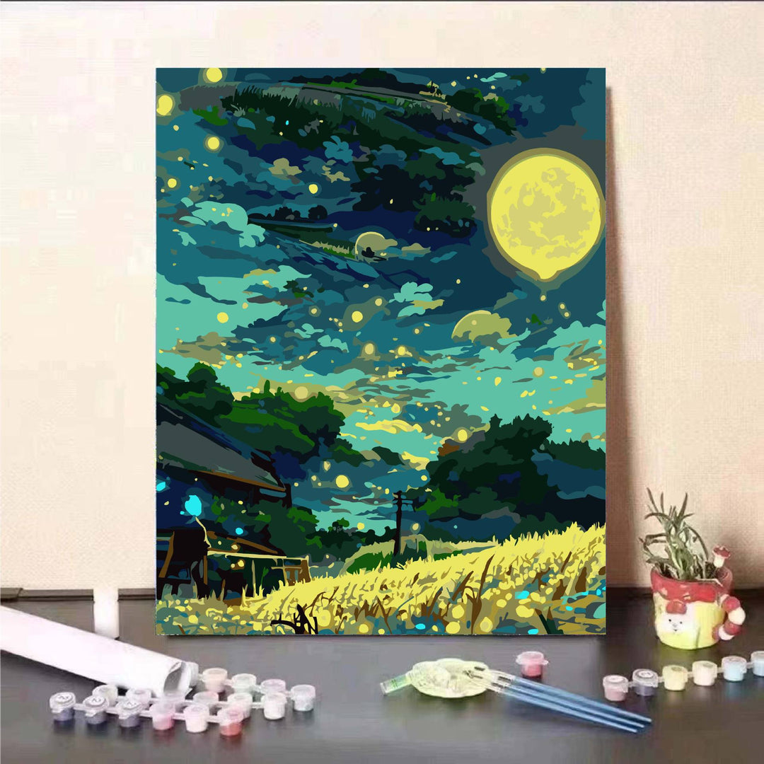 DIY Scenic Landscape Paint by Numbers Kit Stornfield