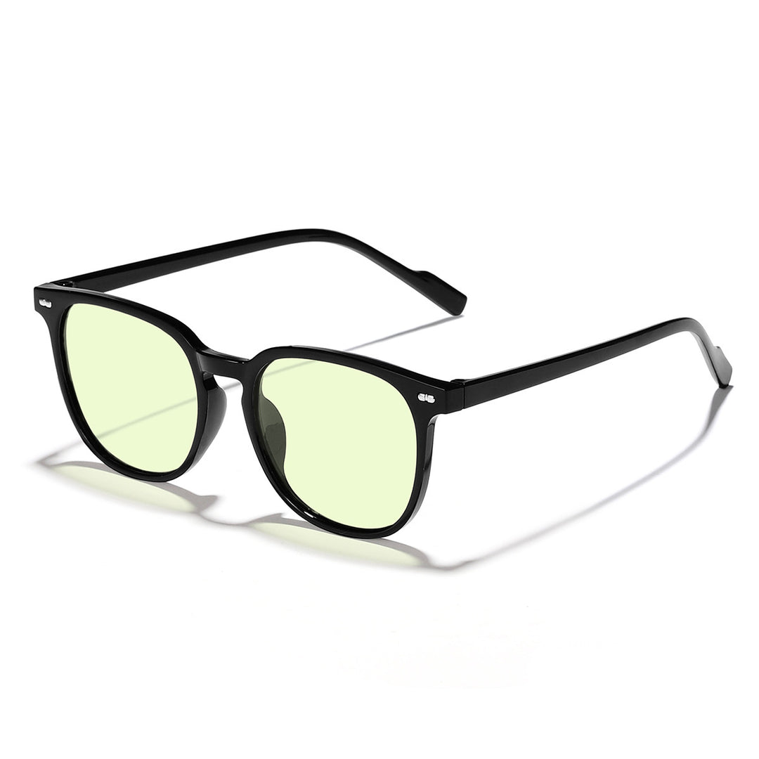 Ladies fashionable sunglasses with transparent frame and high-quality lenses Stornfield