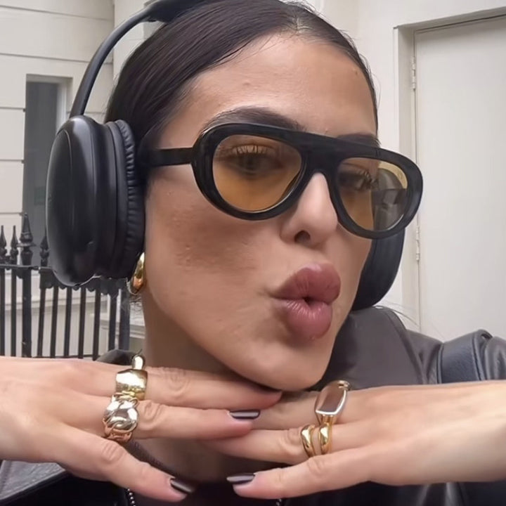 Women's stylish sunglasses with unique futuristic design Stornfield