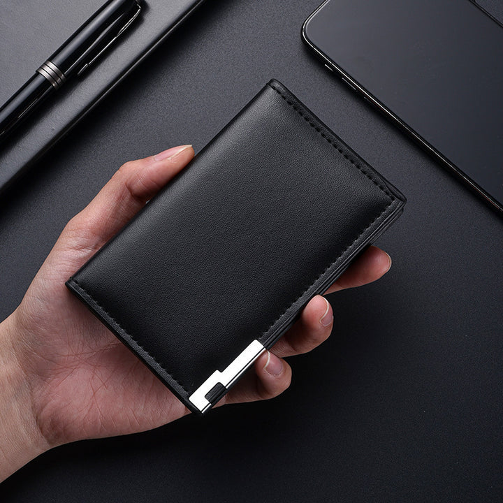RFID-Blocking Genuine Leather Card Holder
