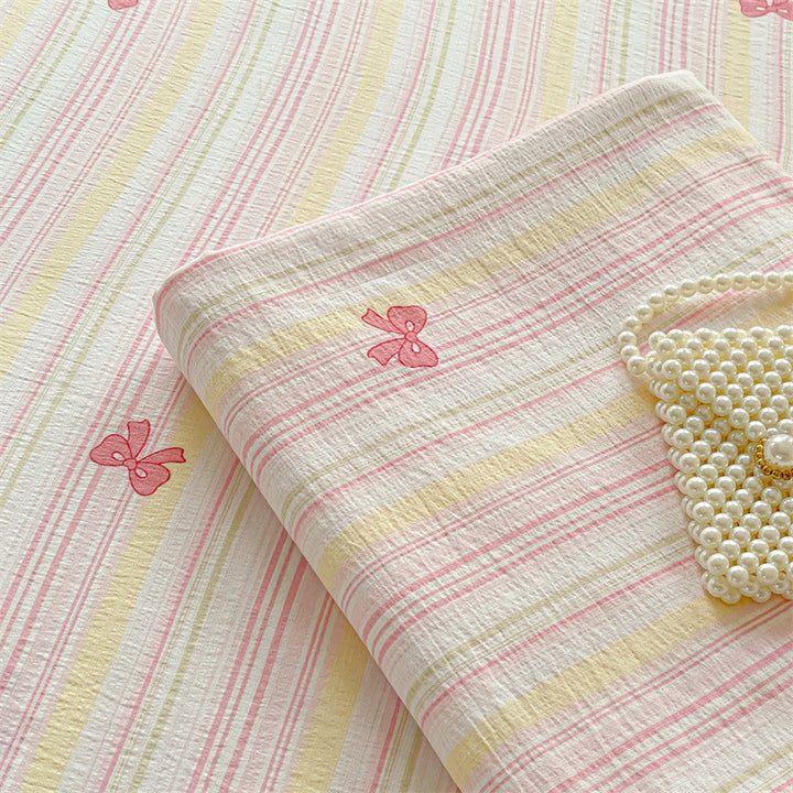 Cartoon-Themed Fitted Bed Sheet Set