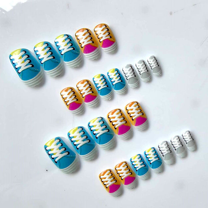 Artificial nails in sneaker design Stornfield