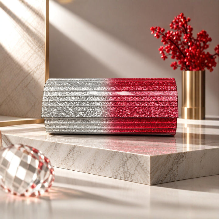 Glamorous Glitter Twist Clutch