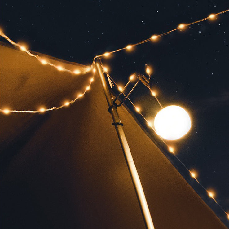Outdoor Waterproof Portable Stowable String Light 10m | Stornfield