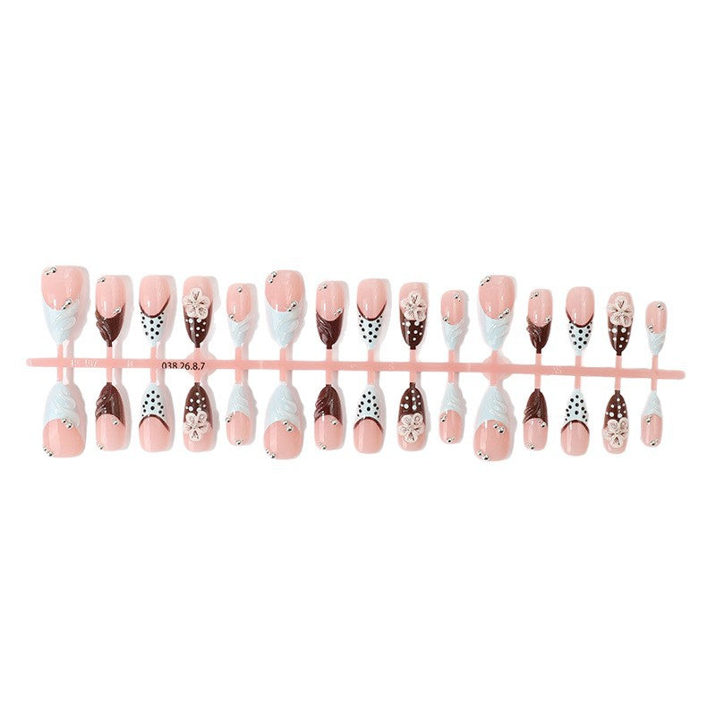 Artistic Acrylic Press-On Nail Design Stornfield