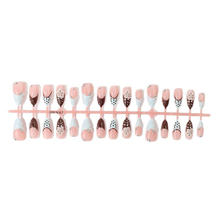 Artistic Acrylic Press-On Nail Design Stornfield
