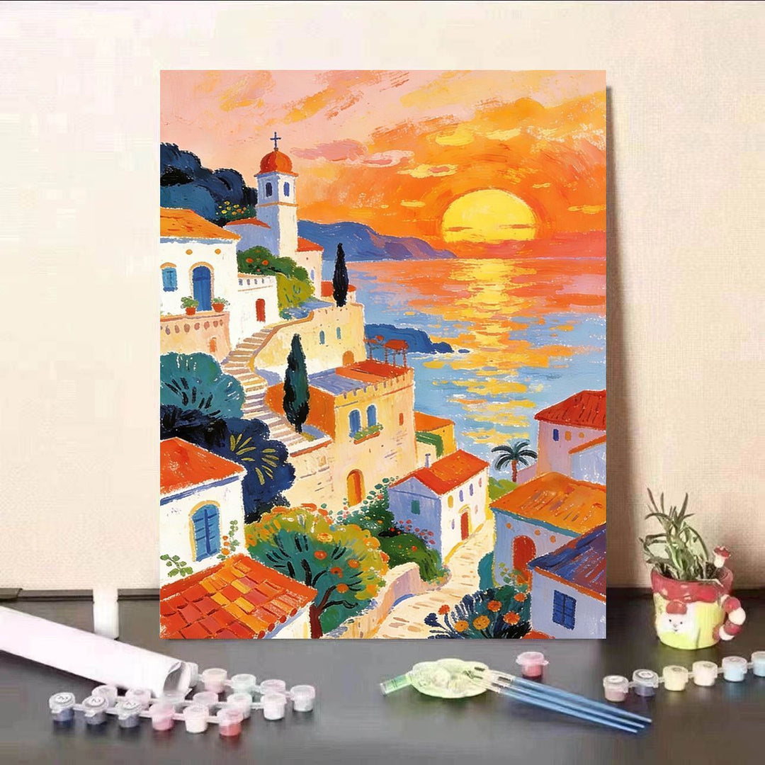 Scenic Sunset Canvas Art Stornfield
