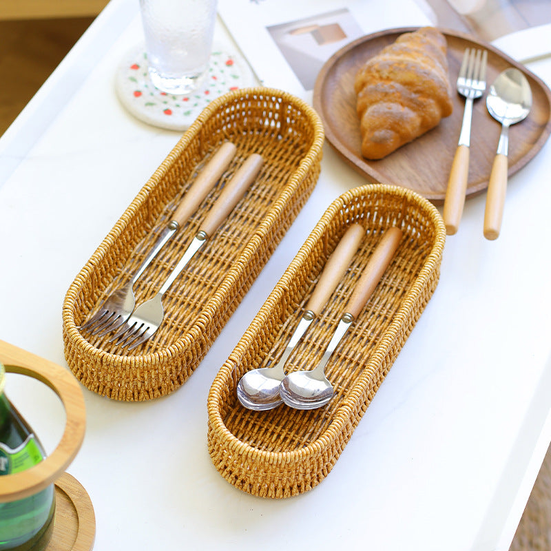 Oval Woven Storage Tray Stornfield