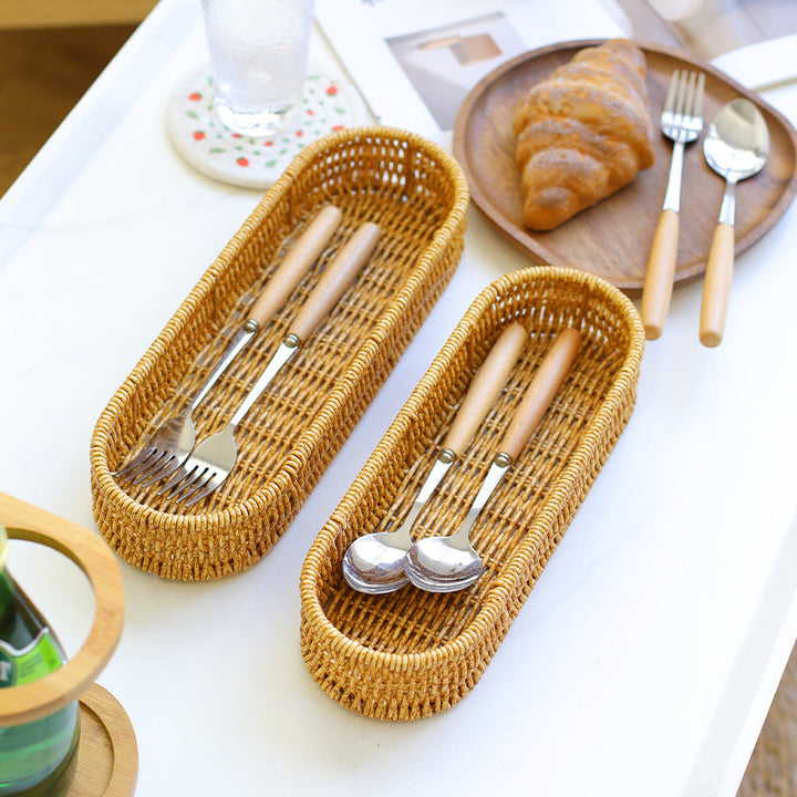 Oval Woven Storage Tray Stornfield