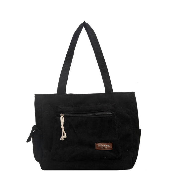 Corduroy Fashion Tote Bag