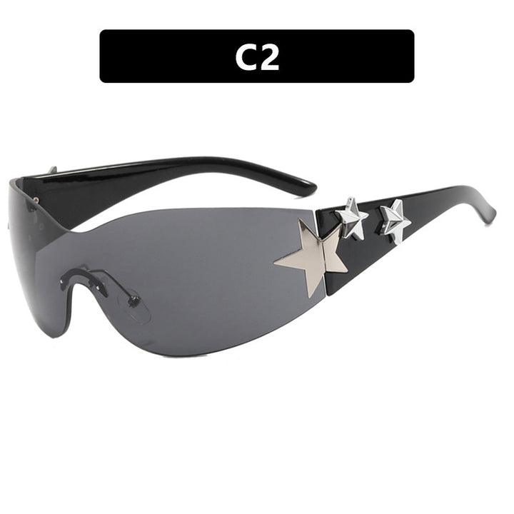 Women's trendy sunglasses with unique star design Stornfield