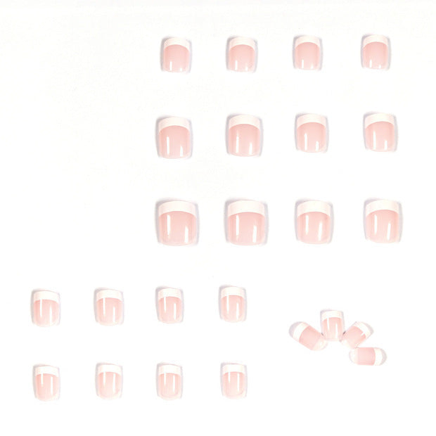 Elegant French Tip Nail Art Set Stornfield