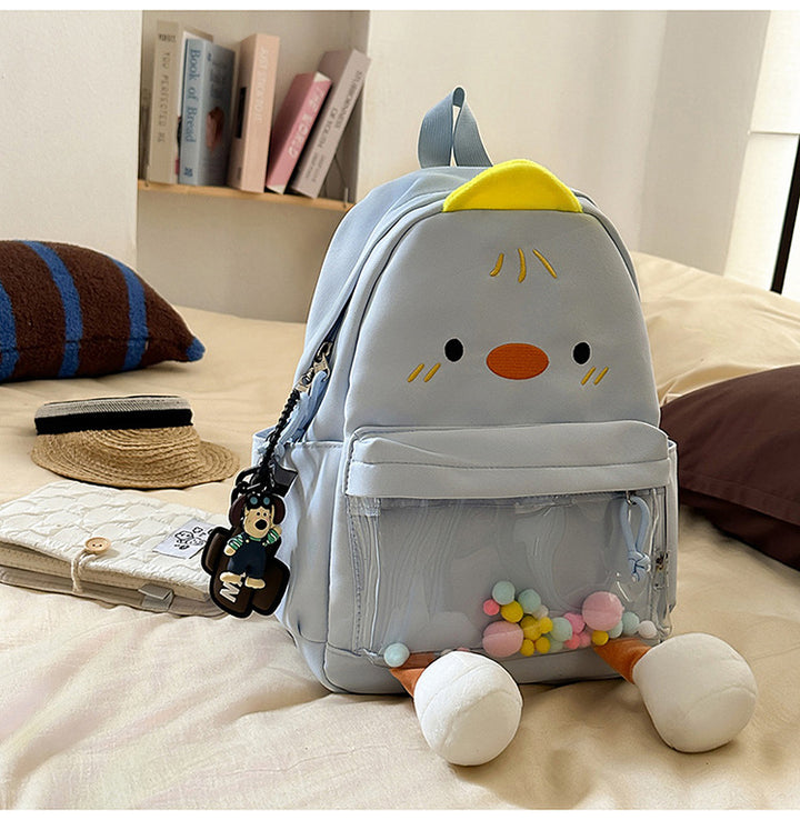 Children's Adorable Duck-Themed Mini School Backpack