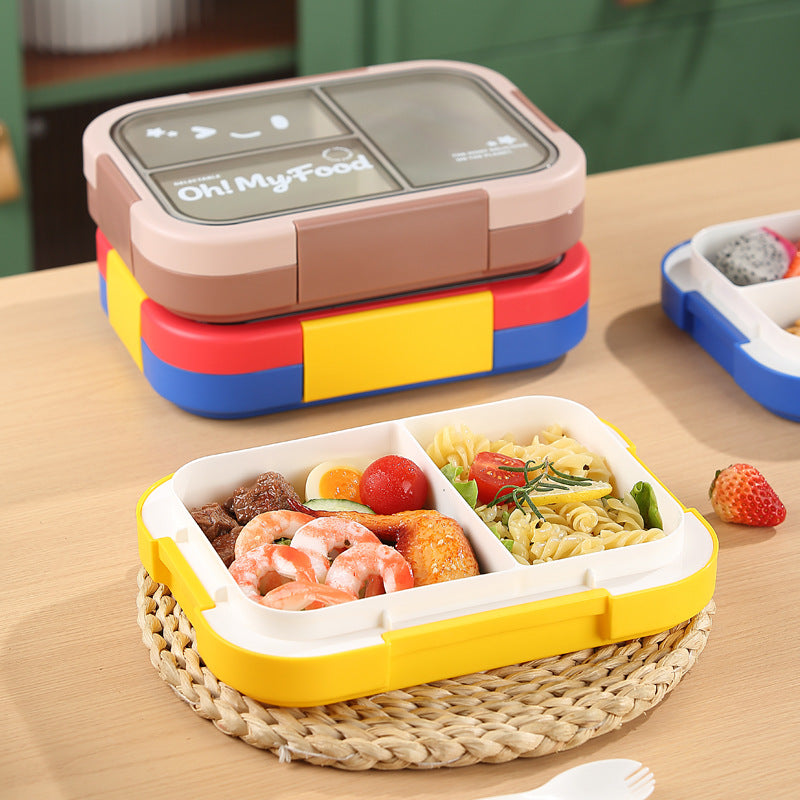 Multi-Compartment Leak-Proof Food Storage Container