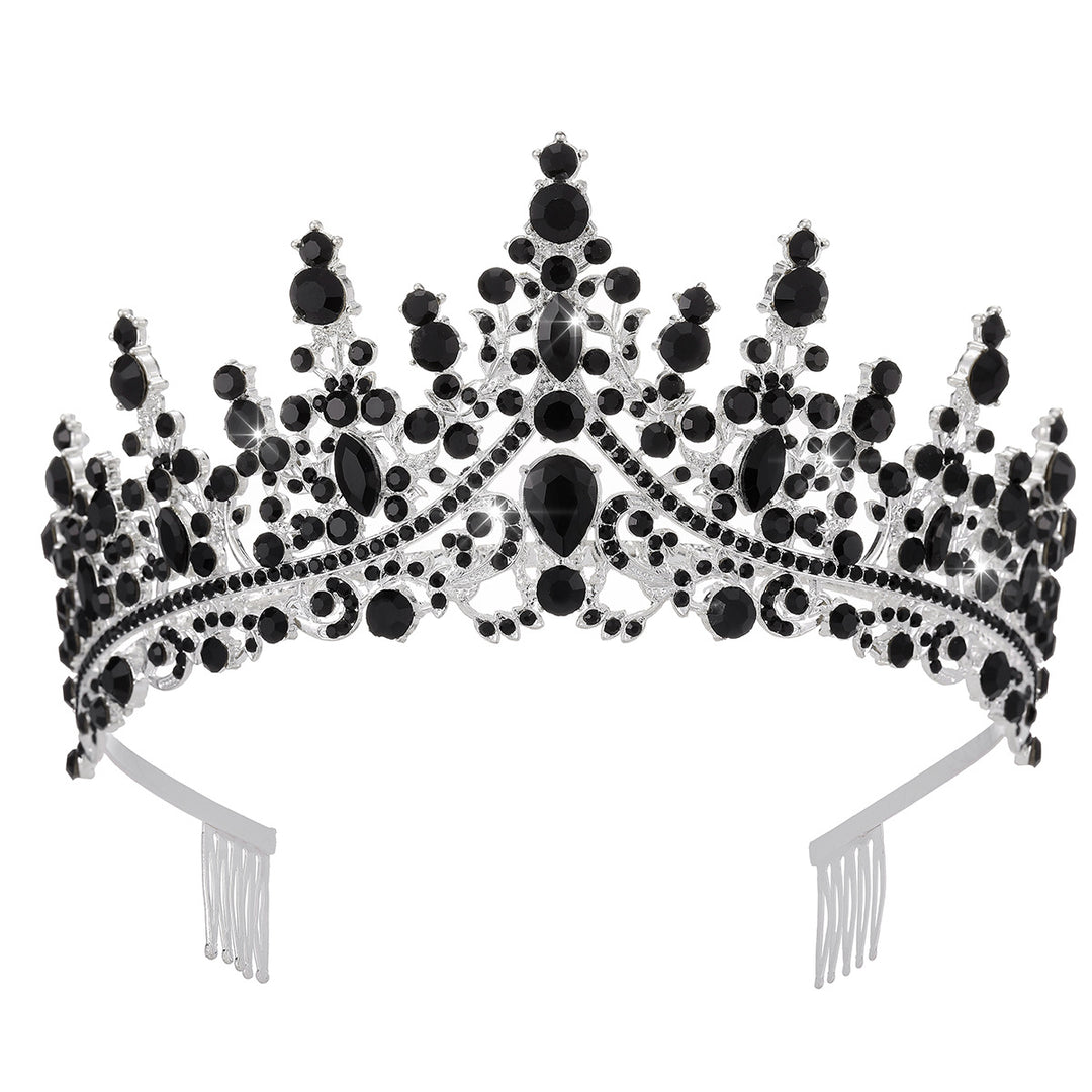 Ladies Rhinestone Tiara with Sparkling Gemstones Stornfield