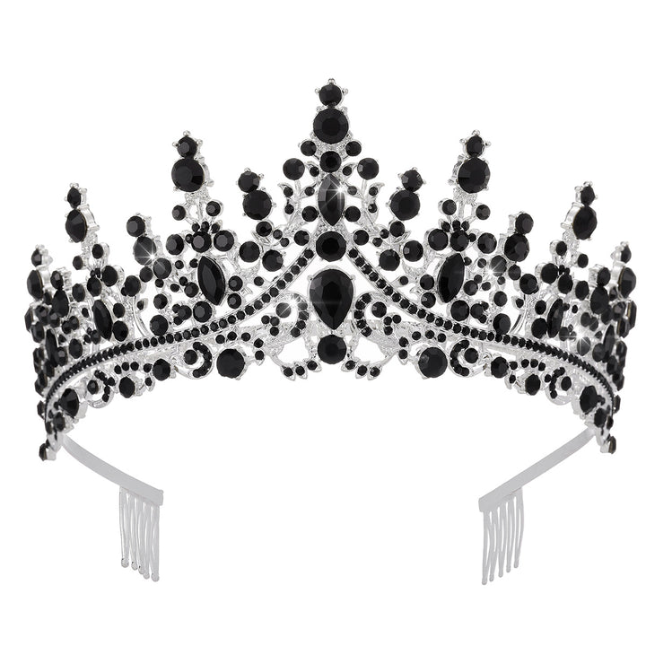 Ladies Rhinestone Tiara with Sparkling Gemstones Stornfield