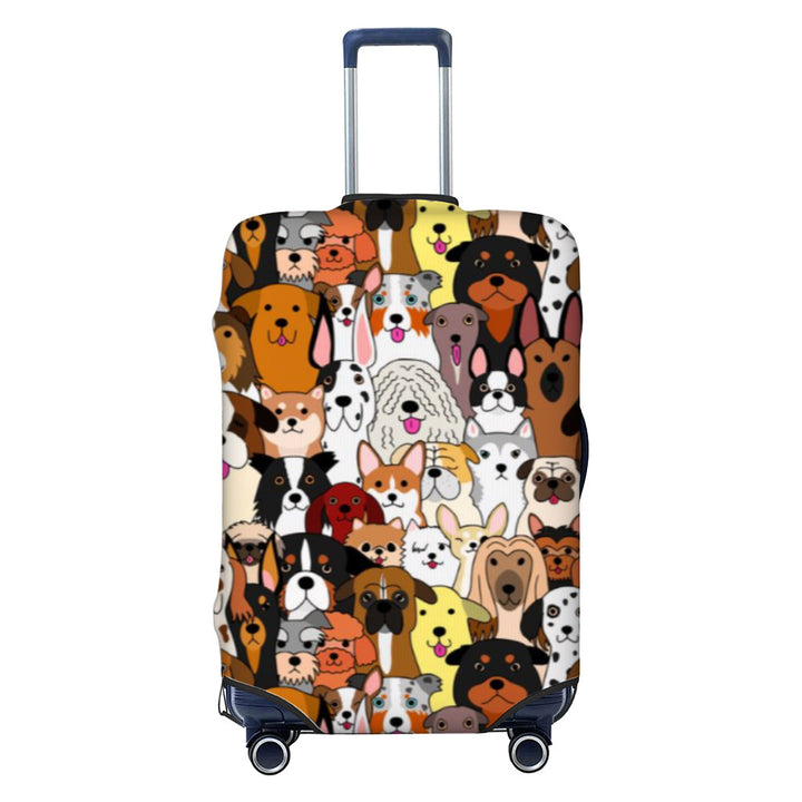 Women Hard Shell Suitcase with Trendy Surf and Palm Design Stornfield
