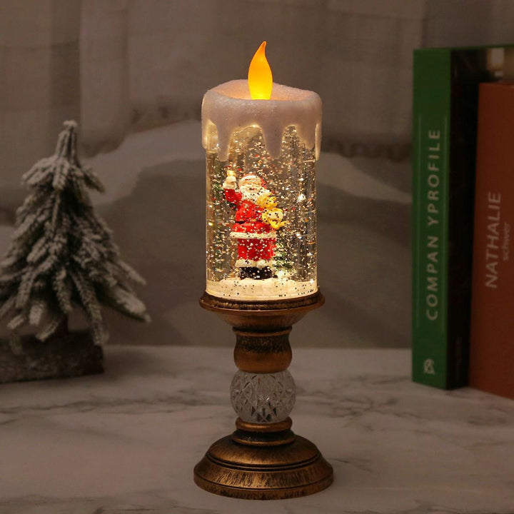 Christmas decoration lantern with snow globe Stornfield