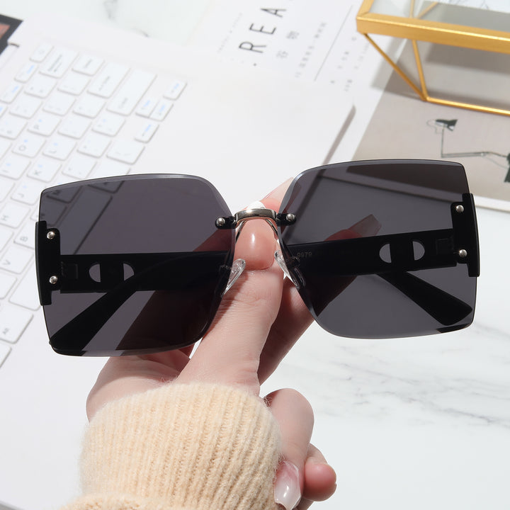 Women's High-Quality Rectangular Sunglasses with Fashionable Metal Frame Stornfield