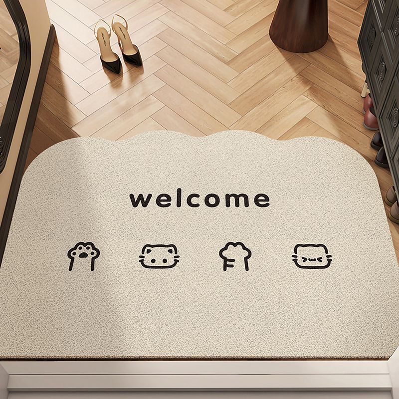 Playful Cartoon Welcome Mat