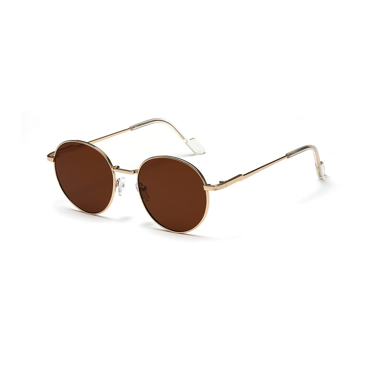 Women round sunglasses with luxurious metal frame and UV protection Stornfield