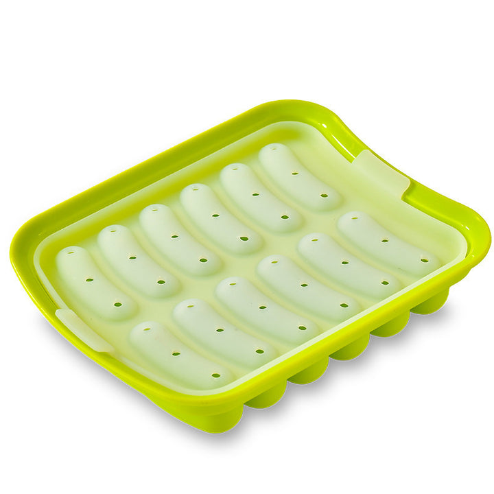 Silicone ice cube mold with integrated cooling design Stornfield