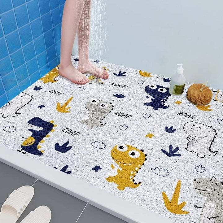 Fun Dinosaur-Themed Bathroom Mat Stornfield