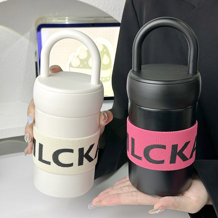 Women's multifunctional thermos cup with practical carrying handle Stornfield