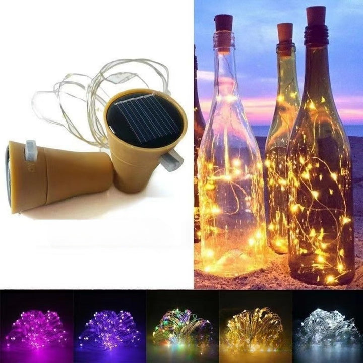 LED Bottle Stopper Fairy String Lights With Waterproof Battery Cap And Flexible Copper Wire Stornfield