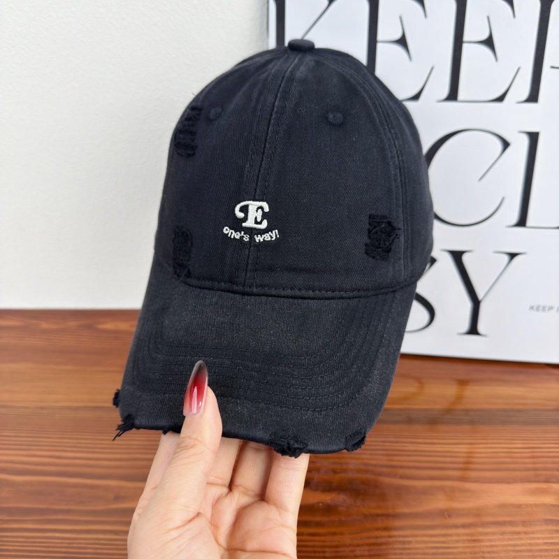 Unisex Distressed Denim Cap Stornfield