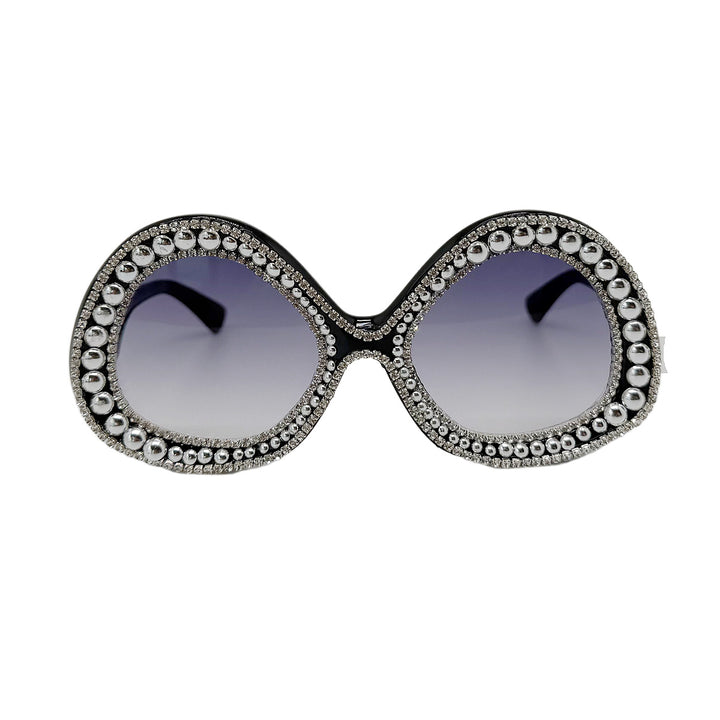 Ladies Glamorous Statement Sunglasses with Sparkling Crystal Frame Stornfield
