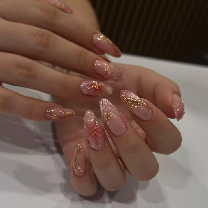 Floral Accent Nail Art Extensions Stornfield