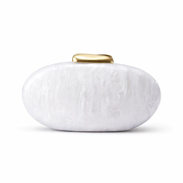 Marbled Acrylic Evening Clutch