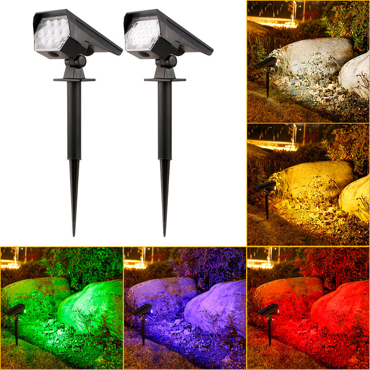 Adjustable Solar LED Landscape Spotlight Stake Stornfield