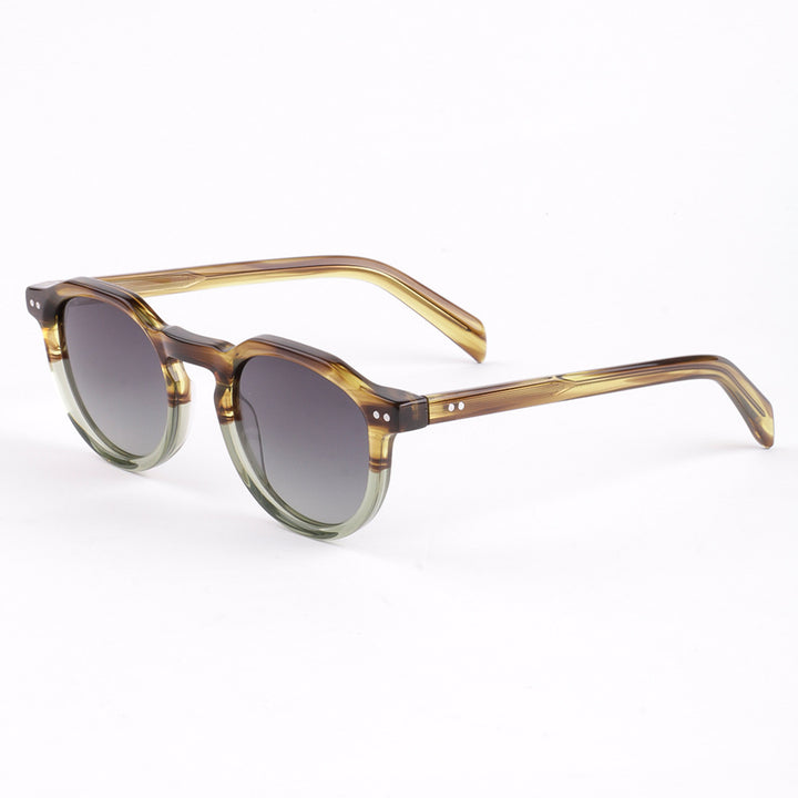 Ladies' fashionable sunglasses with stylish round frame and UV protection Stornfield