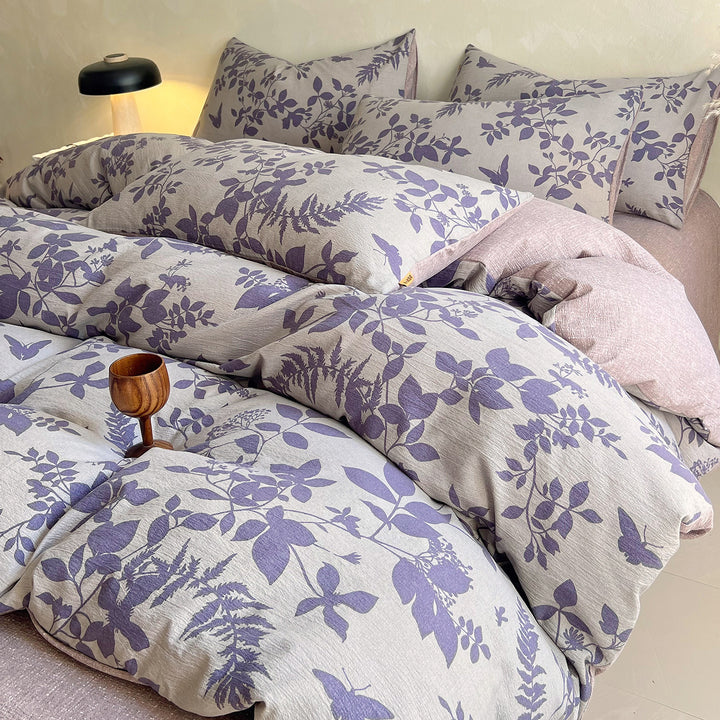 Floral Patterned Duvet Cover Set 1792801681