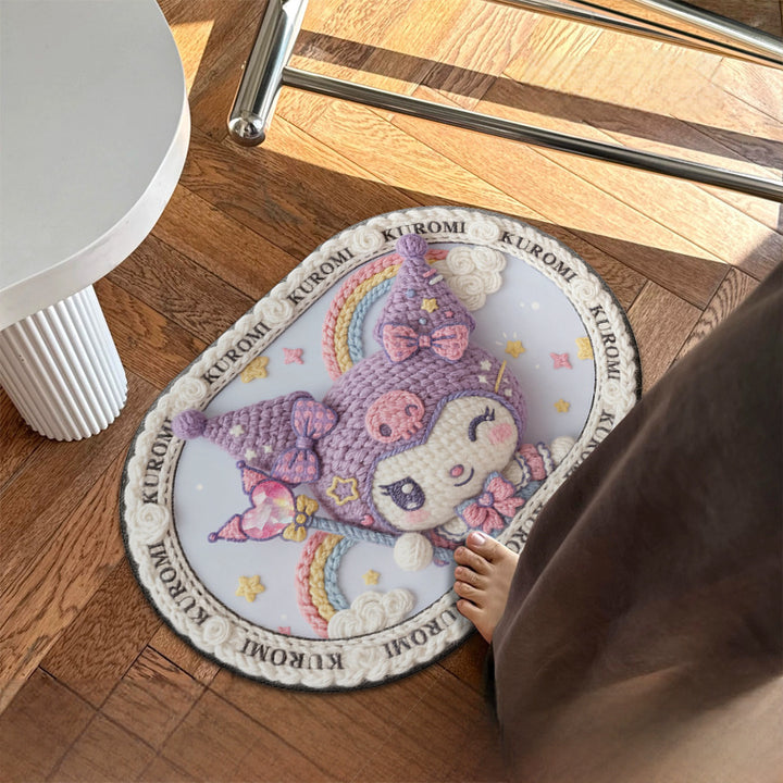 Cute Cartoon Character Plush Floor Mat