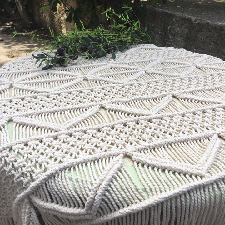 Bohemian Macrame Table Cover Stornfield