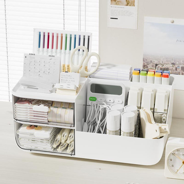 Multi-Functional Desk Organizer with Drawers and Compartments Stornfield