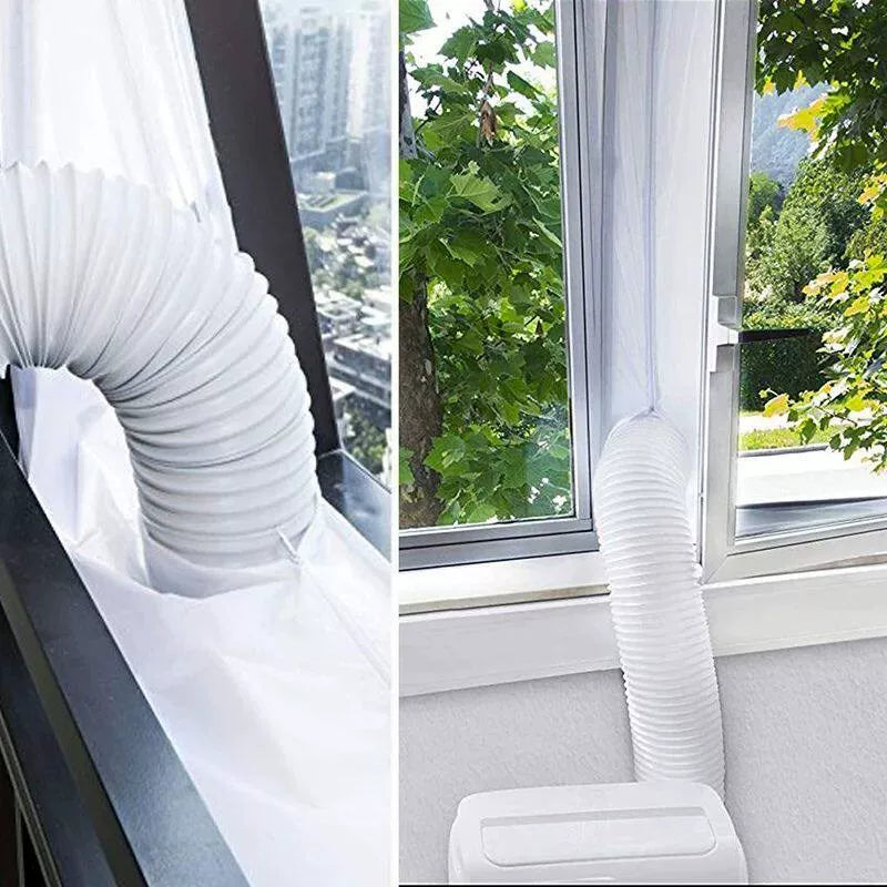 Unisex one size adjustable universal foldable window air sealing set for tilt and turn windows Stornfield