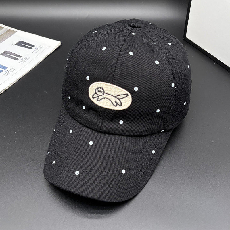 Women's Polka Dot Embroidered Baseball Cap Stornfield