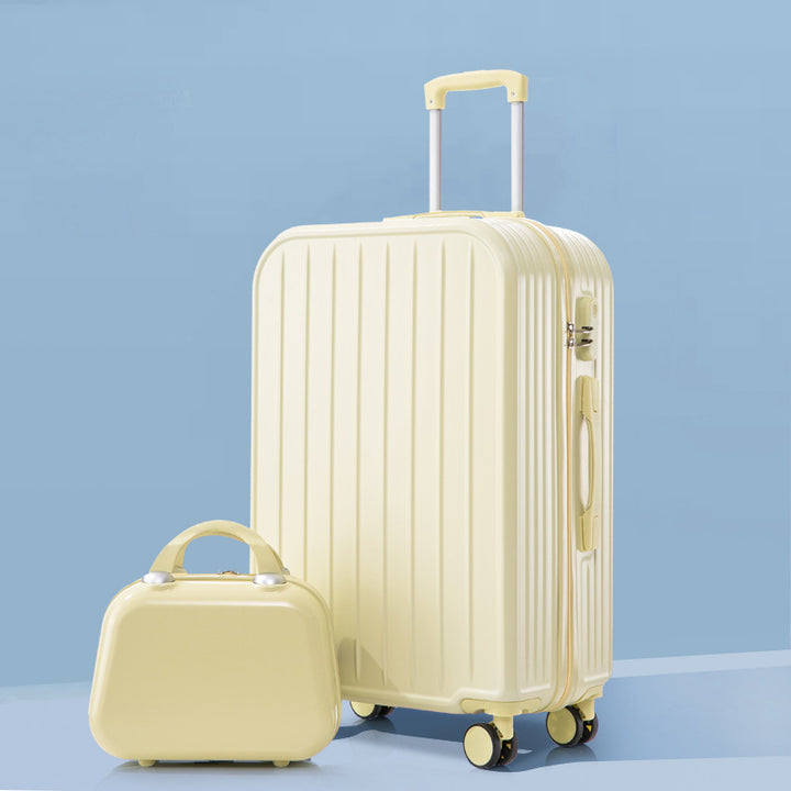 Unisex Stylish Ridged Hard-Shell Suitcase Stornfield