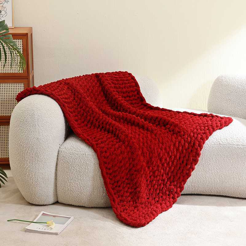 Cozy Knit Throw Blanket