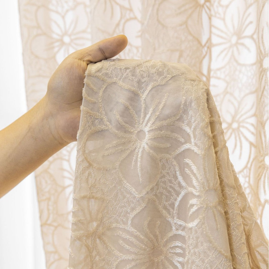WoFloral Lace Curtain Stornfield